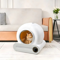 Litière automatique pour chat – Bac autonettoyant intelligent 65 L